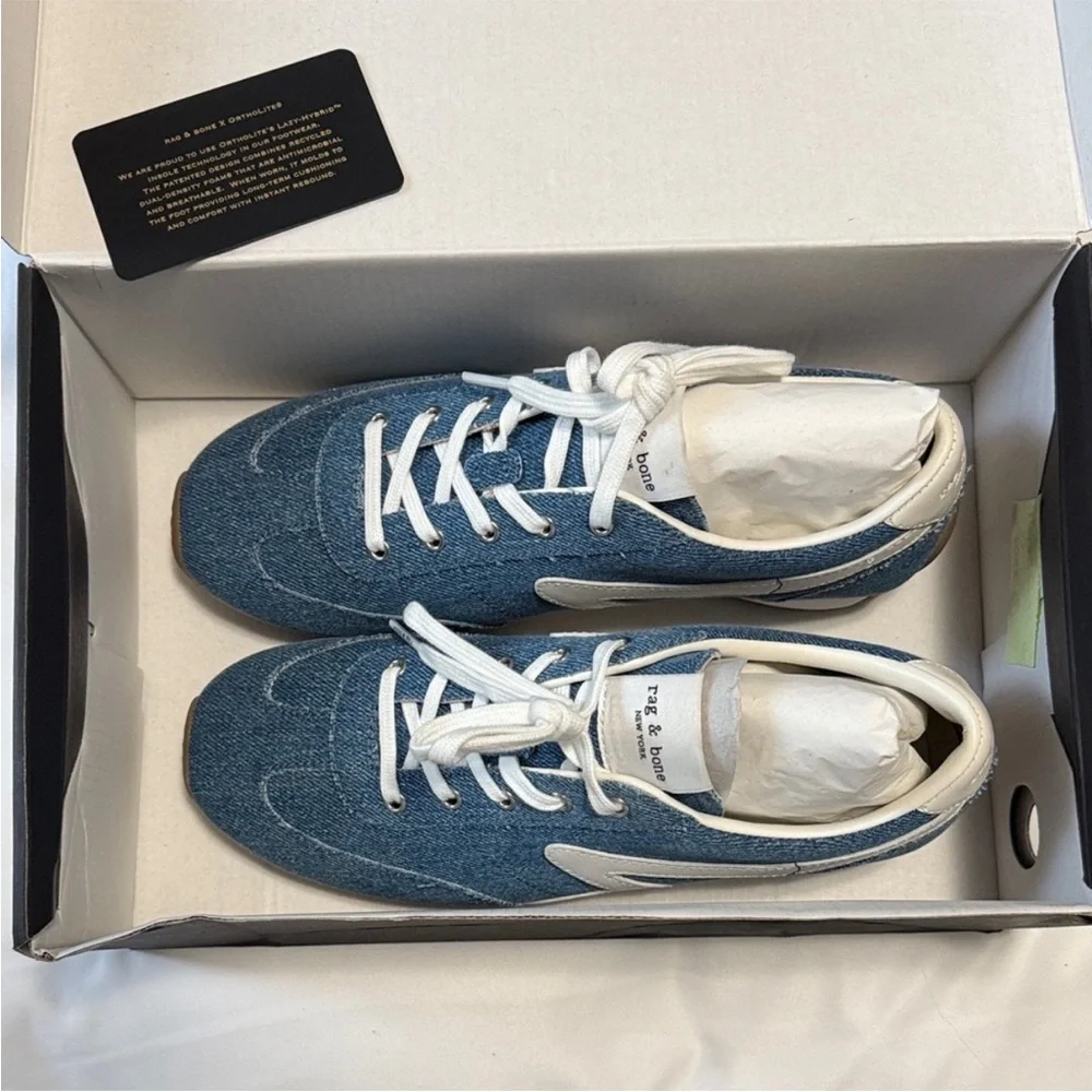 Rag & Bone Retro Runner Slim Sneakers - Picture 6 of 8